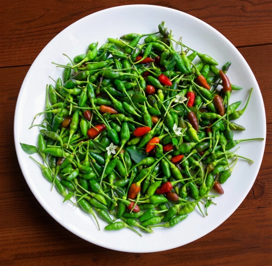 Green Mizo Bird's Eye Chilli